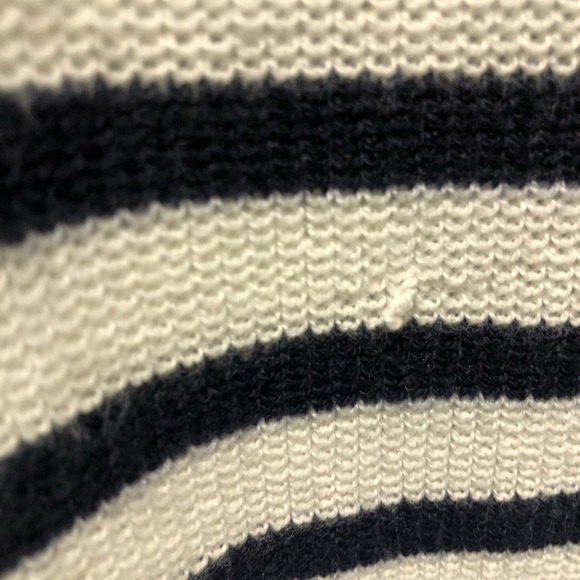 LOFT black stripe tunic sweater - Picture 3 of 3